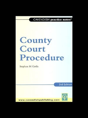 cover image of Practice Notes on County Court Procedure